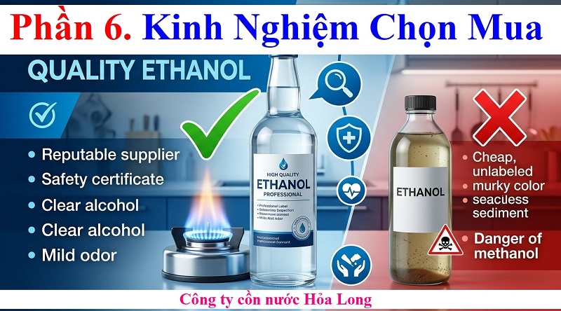 Cồn Nước Dùng Cho Bếp Cồn Loại Nào Tốt? Cách Chọn An Toàn, Tiết Kiệm Và Hiệu Quả